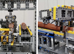 Lego Enthusiast Builds a Mini Firewood Factory That Actually Works
