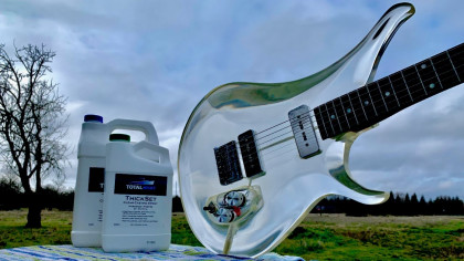 YouTuber Builds Clear Electric Guitar Out of Epoxy, and It Looks Amazing