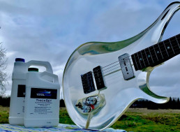 YouTuber Builds Clear Electric Guitar Out of Epoxy, and It Looks Amazing