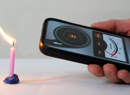 A new app blows enough wind out of your phone to put out candles