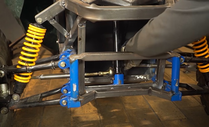diy futuristic trike steering
