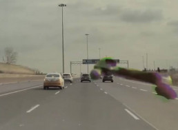 Tesla's New Honk-to-Record Feature Captures Hammer Crashing into Windshield
