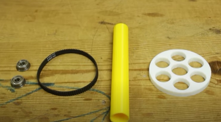 diy yarn winder rod parts