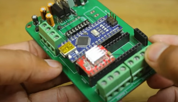 diy yarn winder pcb complete