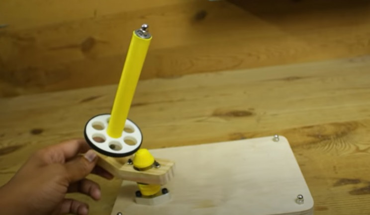 diy yarn winder mechanism