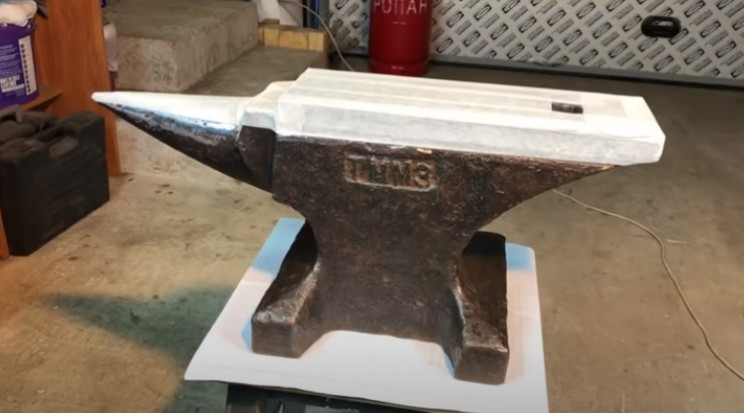 diy anvil restore masking tape