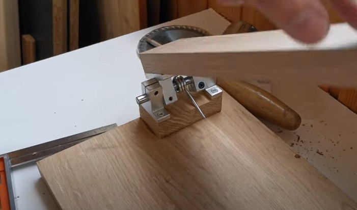 diy miter saw hinge spring