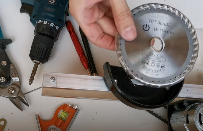 diy miter saw mount guard