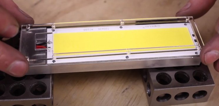 DIY LED light plexiglass
