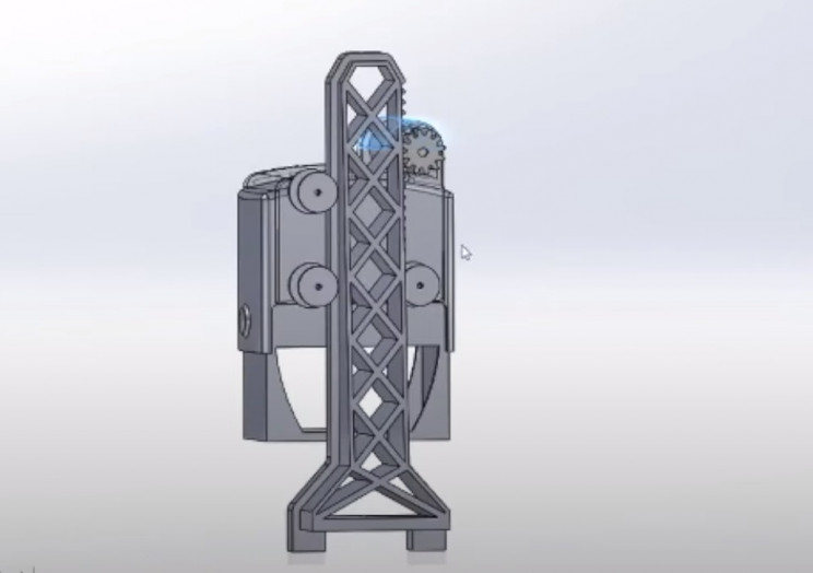 encouragement machine stamp mechanism