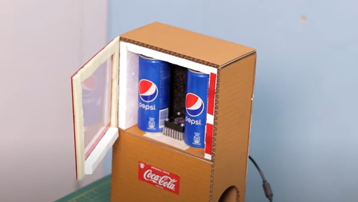 diy mini fridge complete