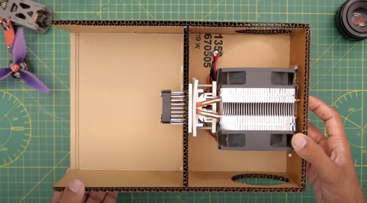 diy mini fridge mid build