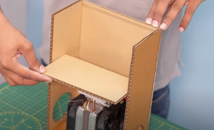 diy mini fridge shelf
