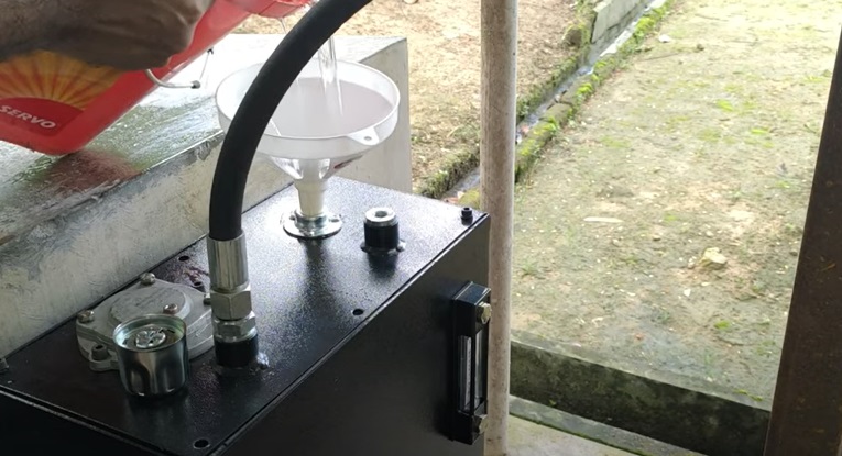 diy wood splitter hydraulic fluids