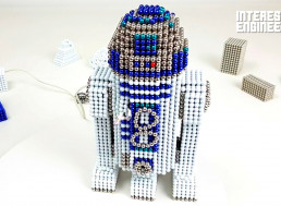 Building Your Own Star Wars R2-D2 Model with Magnetic Balls