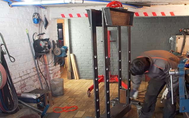 diy 20 ton press frame