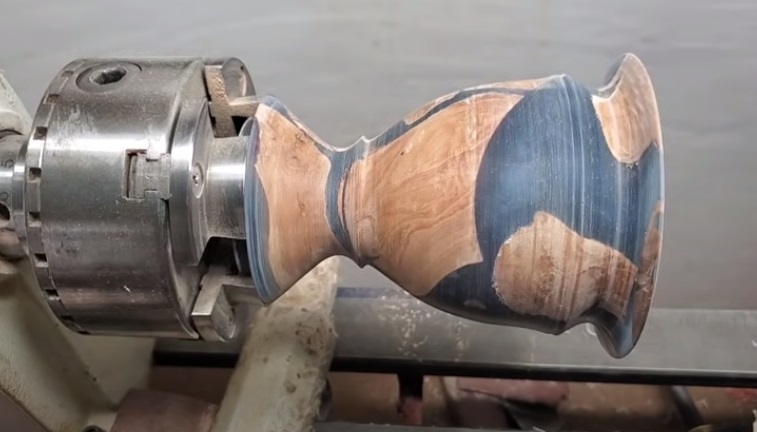 diy vase sanding complete