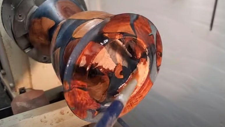 diy vase polish inside