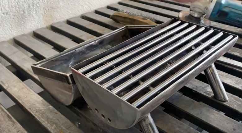 diy outdoor grill almost ocmplete