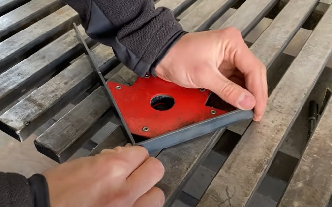 diy outdoor grill weld angle