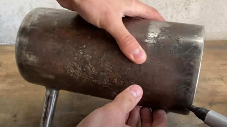 diy outdoor grill mark half