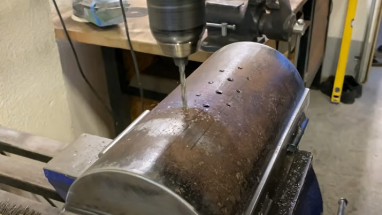 diy outdoor grill vent holes