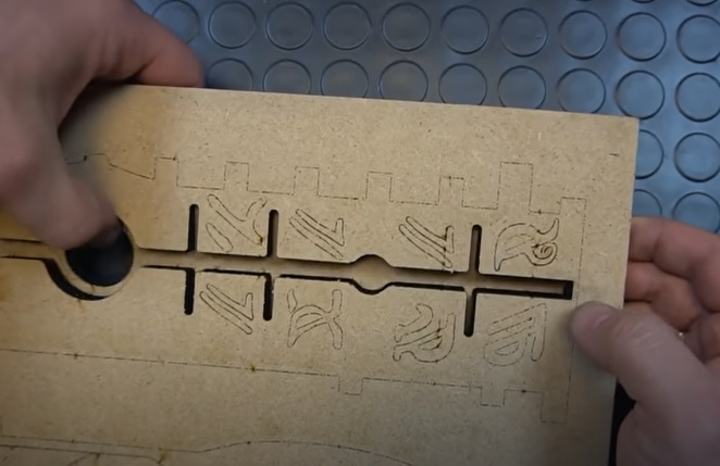 wood to stone laser pieces