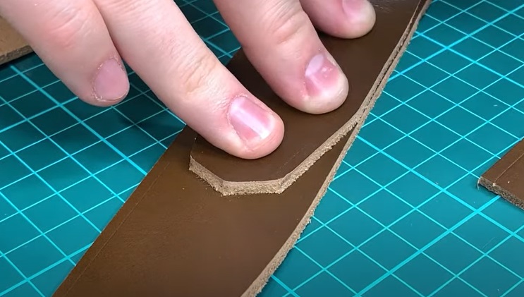 diy leather belt mark taper