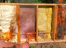 Comparing the Burnability of Different Fire Insulation Materials