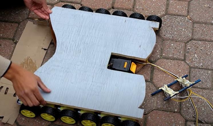 diy hoverboard standing platform