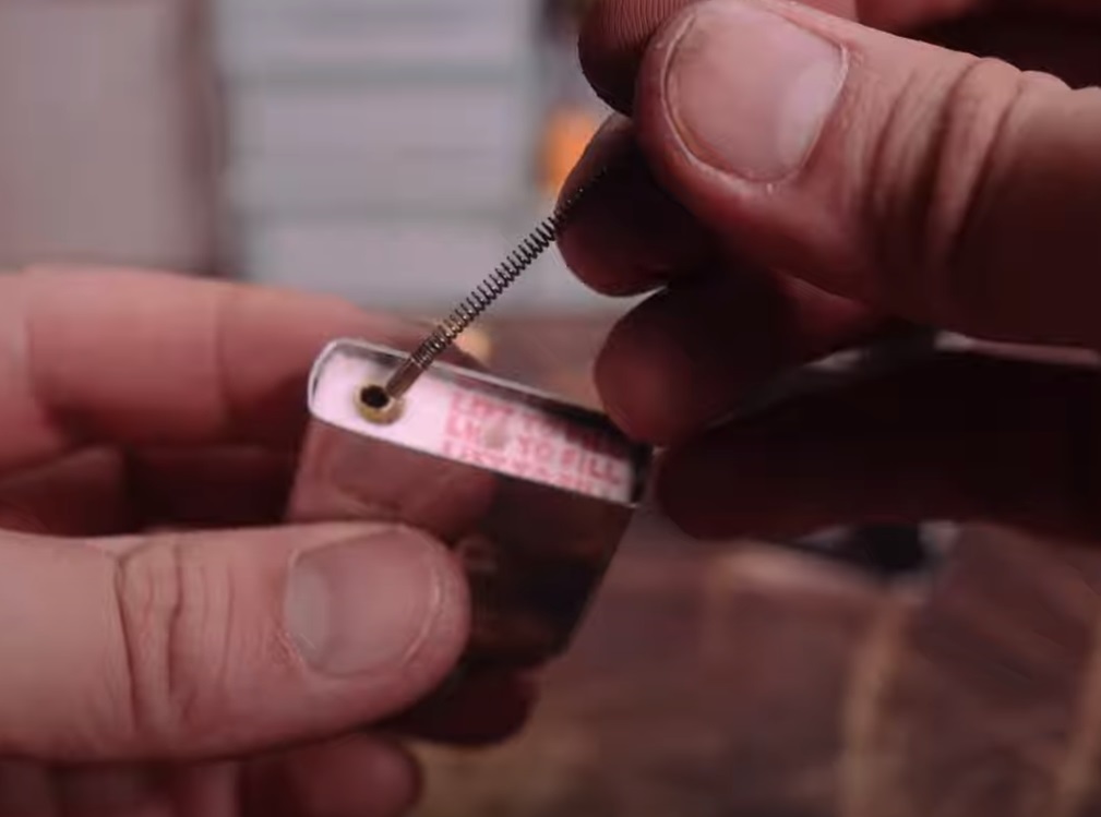 old zippo flint spring