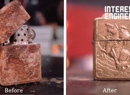Check out This Restoration of a Vintage Rusted Zippo Lighter
