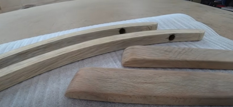 diy rocking chair clean wood