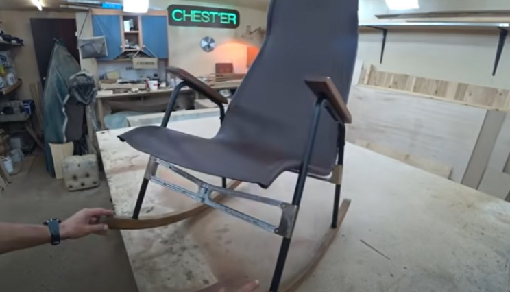 diy rocking chair restore complete