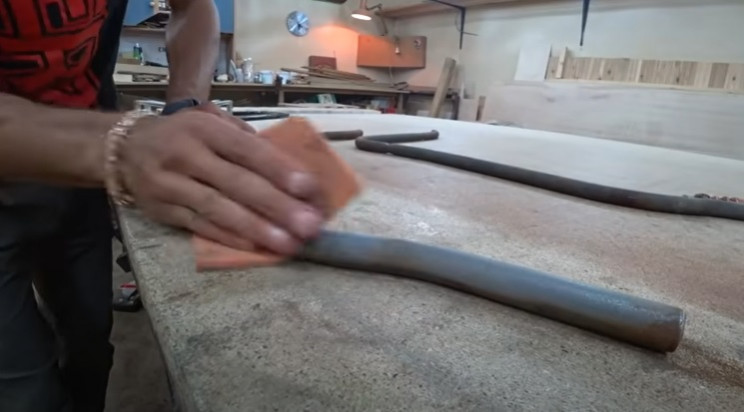 diy restore sand metal