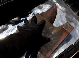 Watch an 110-Pound Iron Anvil Float on Liquid Mercury