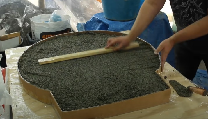 diy pizza oven concrete mushroom