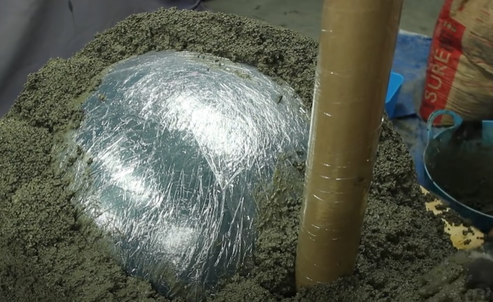 diy pizza oven funnel