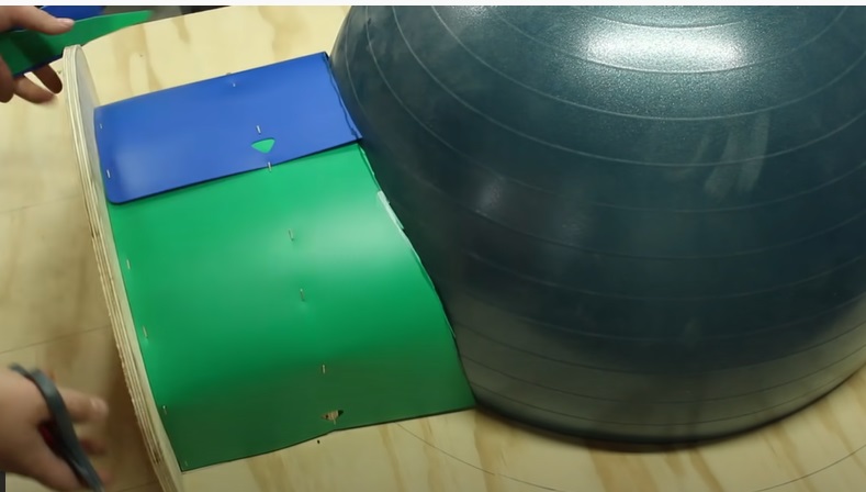 diy pizza oven connect tube and ball