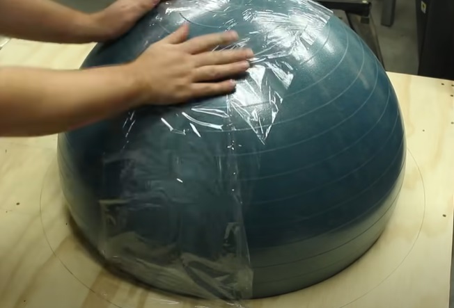 diy pizza oven cling film