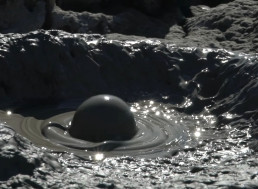 Why and How This Mud Puddle Moves 20 Feet Per Year