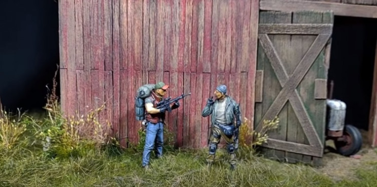 diy zombie apocalypse diorama complete