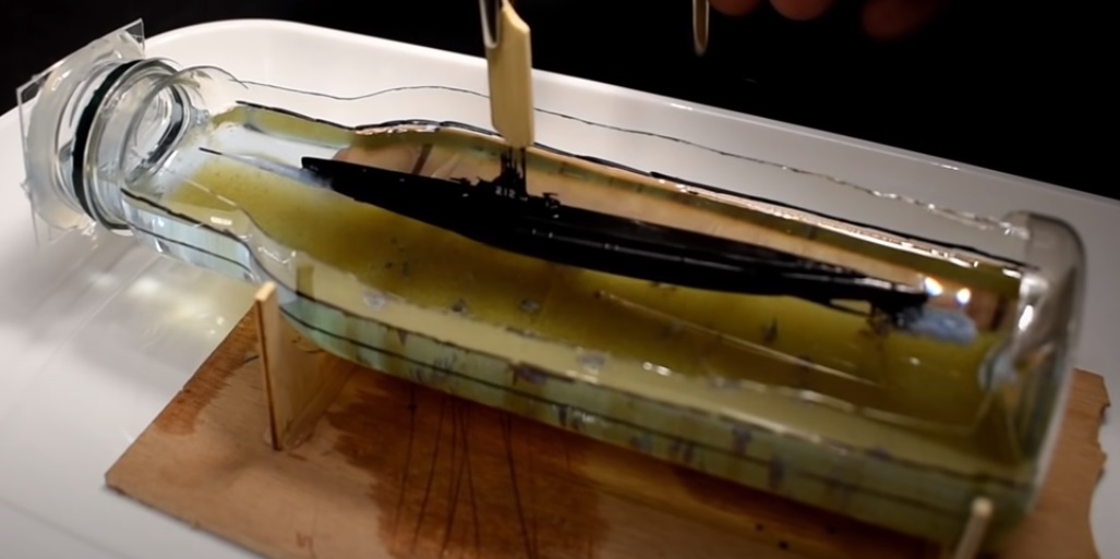 sub diorama in place