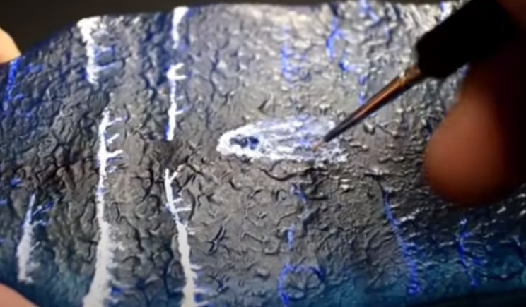 diy sub diorama waves