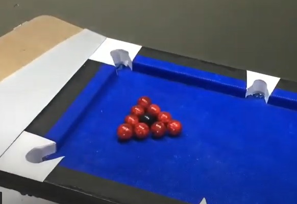 diy cardboard pool table balls