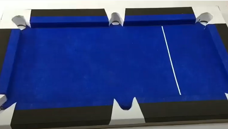 cardboard pool table corner plates
