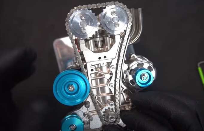 v4 engine drive chain