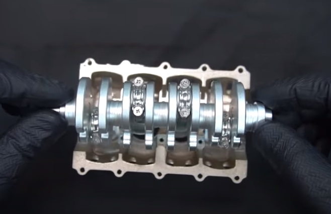 v4 engine assembly piston engine block