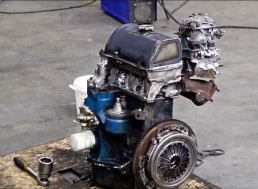 Two Mechanics Cut an Engine In Half. And Turned the Ignition