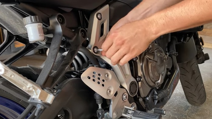 stock exhaust change remove old